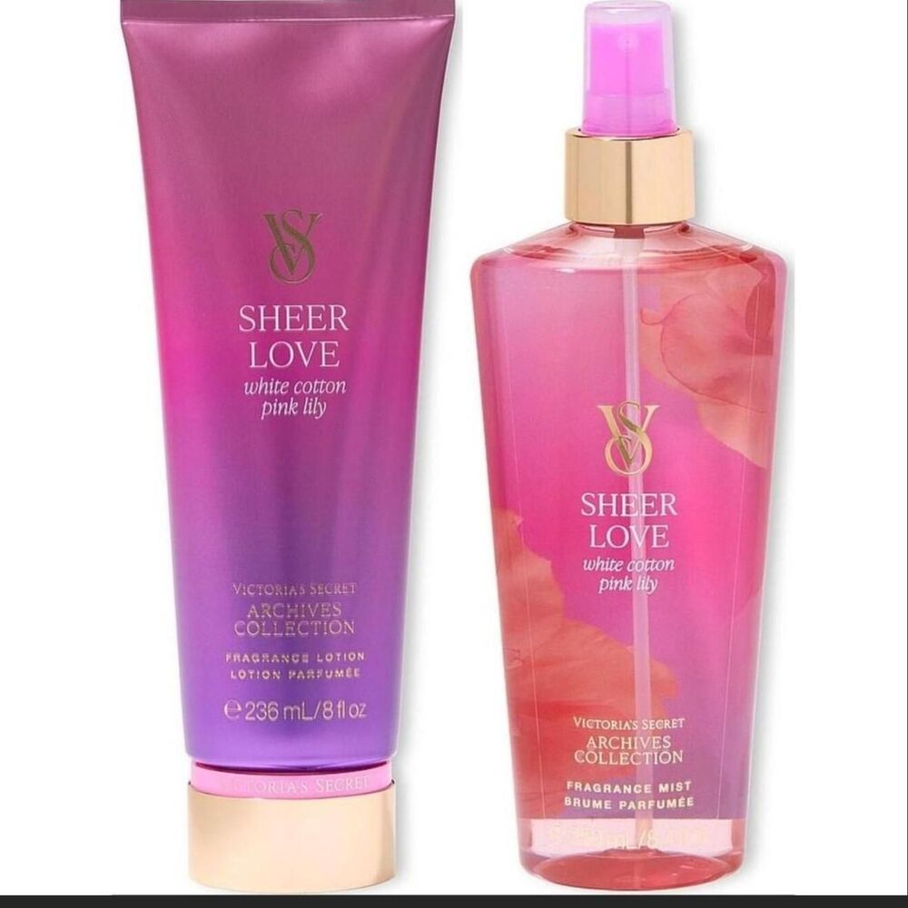 Victoria's Secret Sheer Love Fragrance Mist & Body Lotion Set NEW RARE